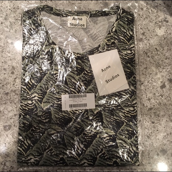 Acne studios "green tiger" t-shirt - Picture 4 of 4