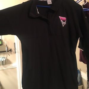 PINK 1/4 Snap Pullover