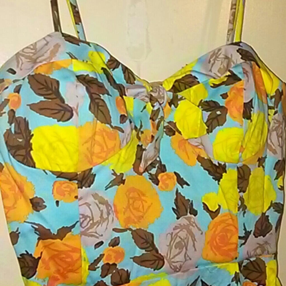 Floral print dress