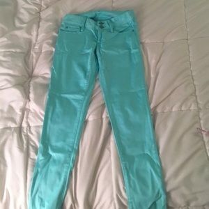 Teal lilly skinny Brewster pants size 6