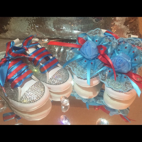 Custom Baby Bling Converse – CSE Creationz Custom Bling Baby Converse (Made to Order)