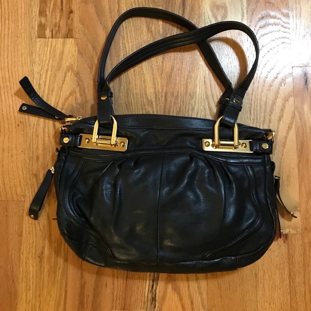 Black Leather B Makowsky purse great condition