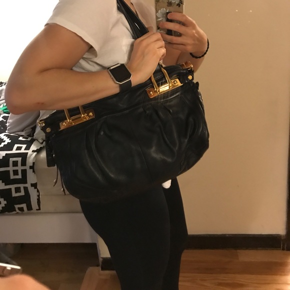 Black Leather B Makowsky purse great condition - Picture 6 of 7