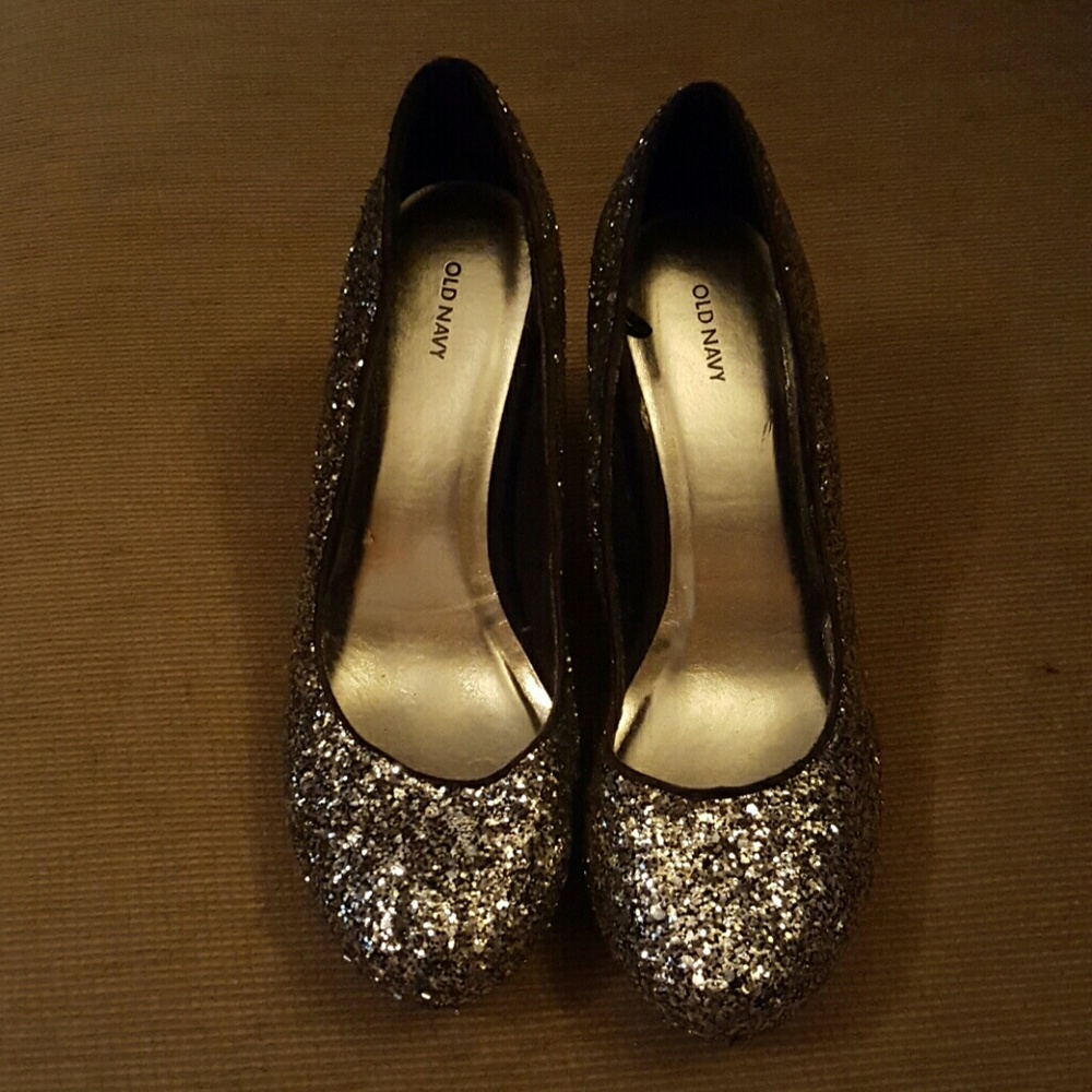 Old navy glitter high heels