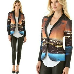 Clover Canyon City Lights Blazer Black M shopbop
