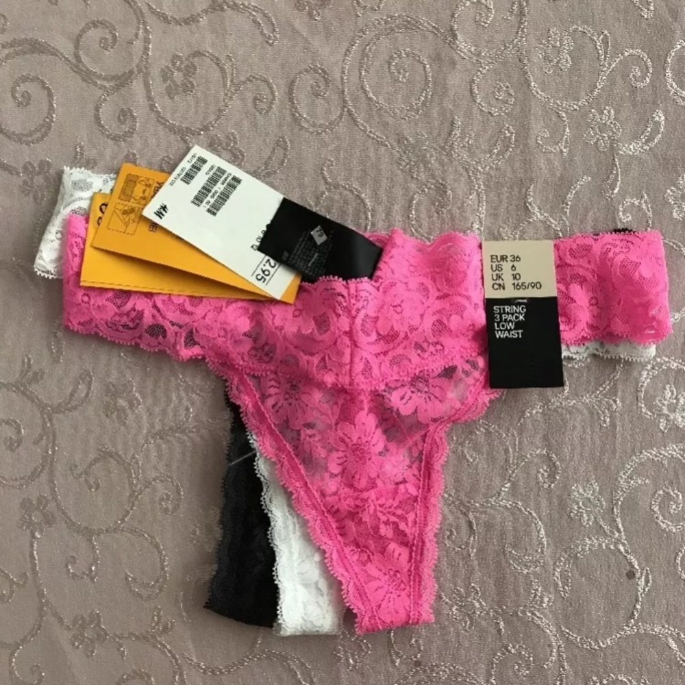 WOMEN H&M size 6 tanga thong panty