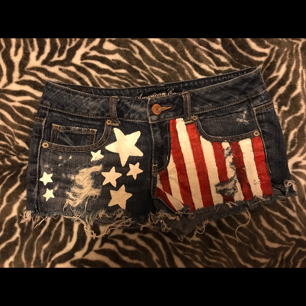 NWOT - AEO size 4 'Merica shorts🇺🇸