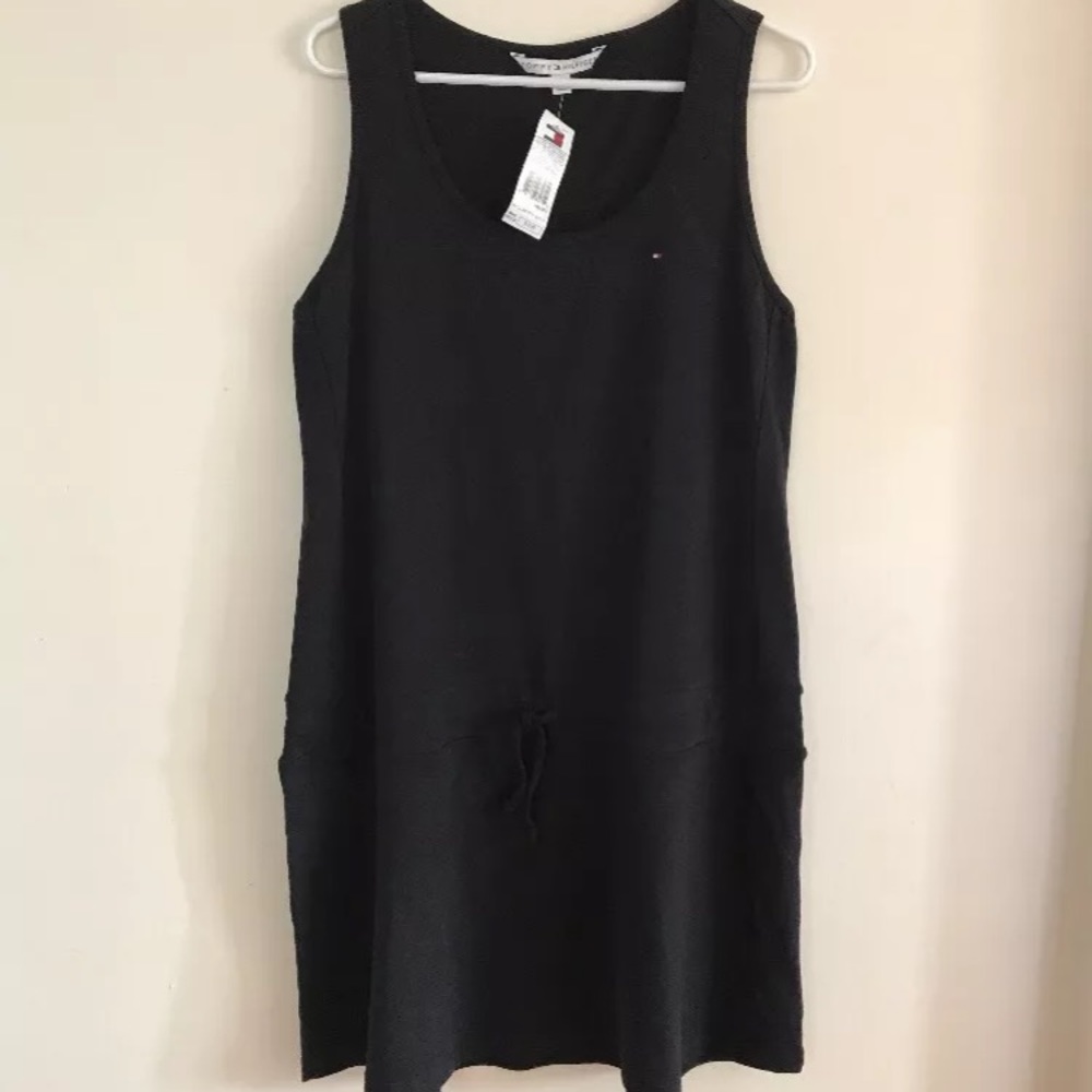 Women Dress Tommy Hilfiger Size XL Black