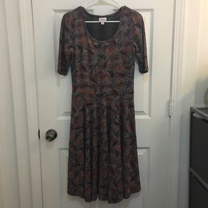 LuLaRoe M Nicole Gray with Birds