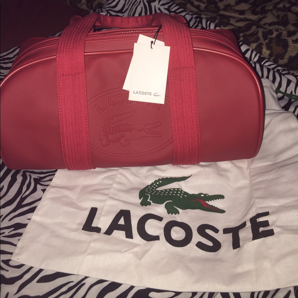 NWT LACOSTE BOWLING BAG