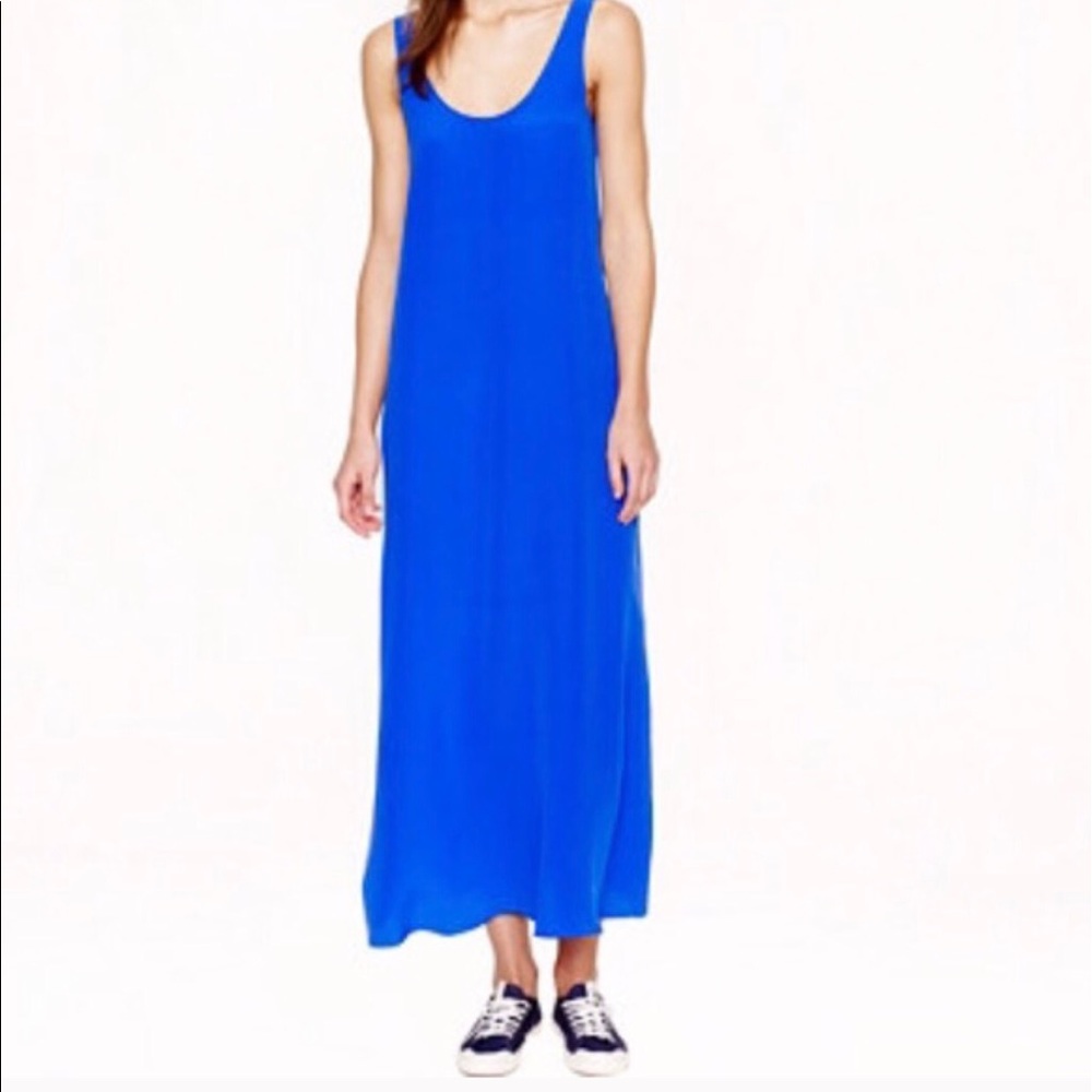 J. Crew Silk Maxi Dress.