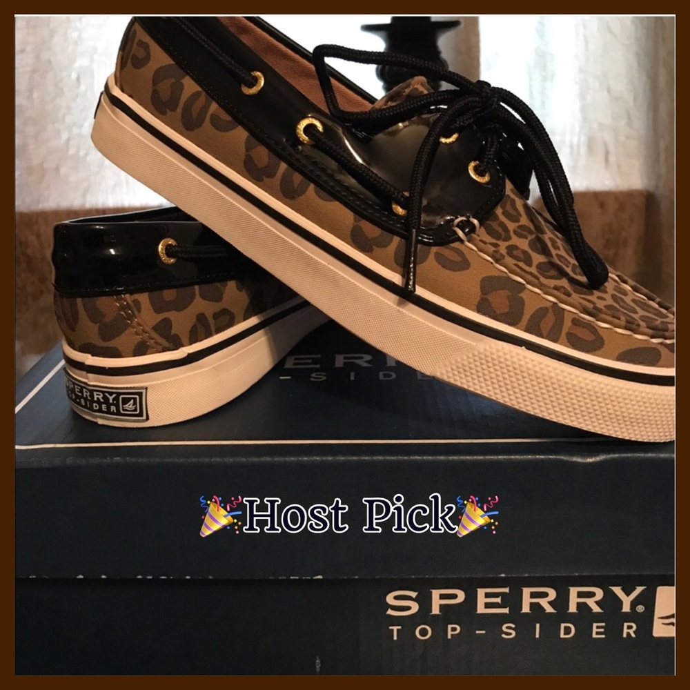 ⭐️HOST PICK⭐️ Sperry Leopard Top-Siders