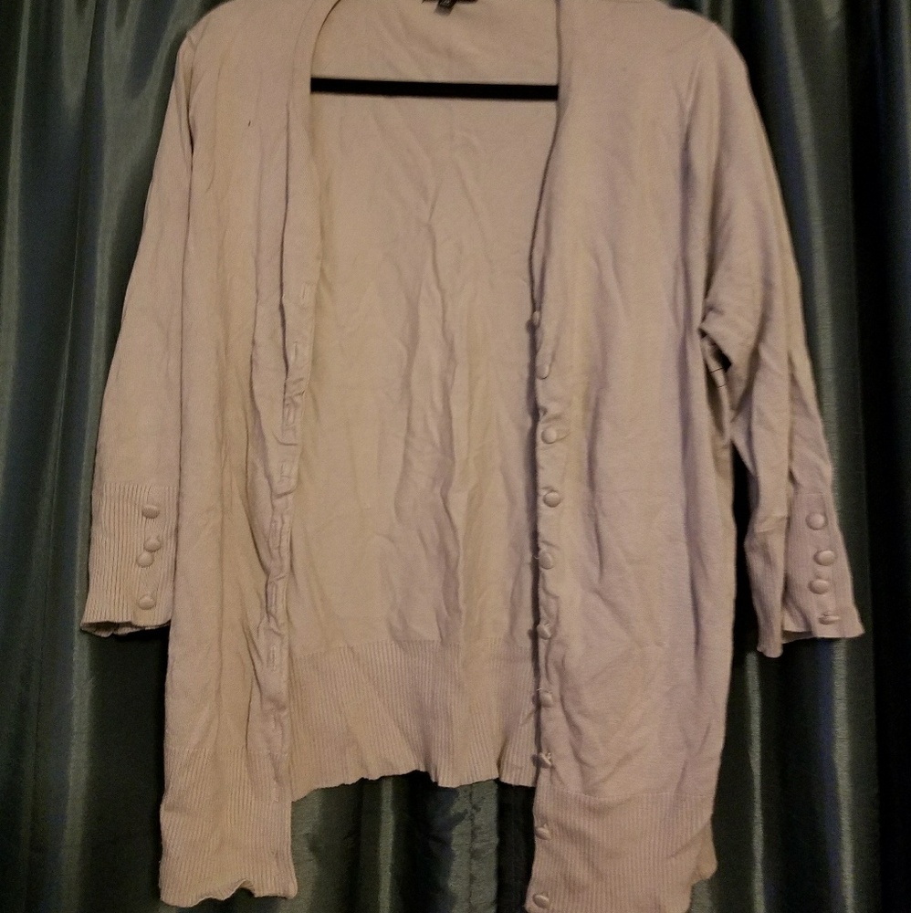 Beige button up cardigan