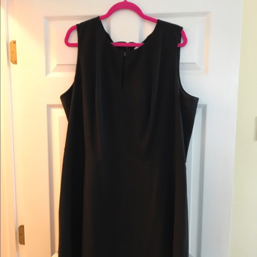 Calvin Klein Black Sheath Dress - Plus Sz 22 - NWT
