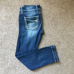 BKE denim cropped