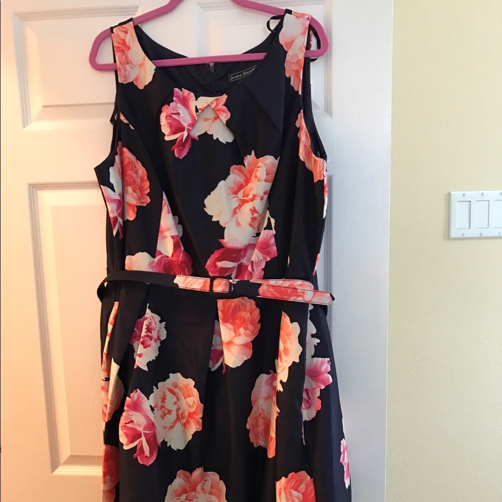 Jessica Howard Floral Sheath Dress Plus Sz 20 NWT