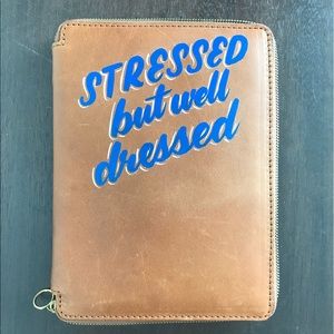 Customized leather iPad case