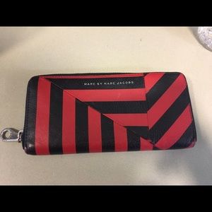 Marc jacobs striped wallet
