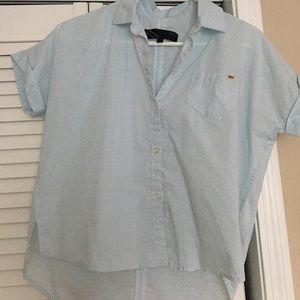 cute vans button up top