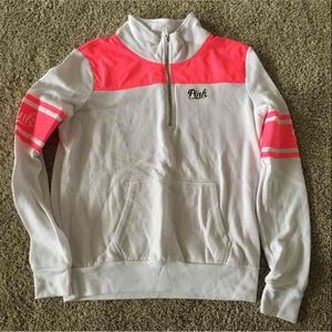 VS PINK half zip sweatshirt size M