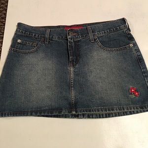 Hollister denim skirt