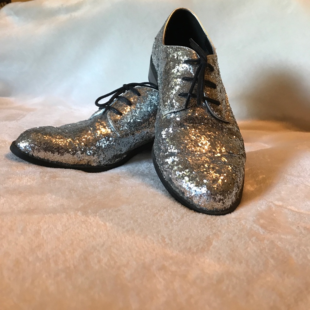 glitter oxfords