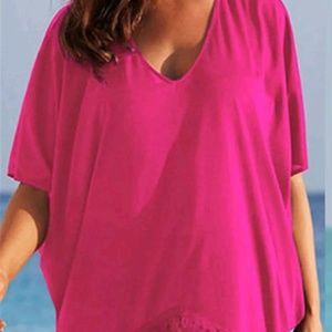 Beachwear Cover-up Bright Fuschia (L)