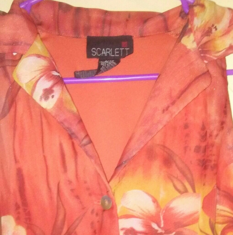 Carefree orange dress