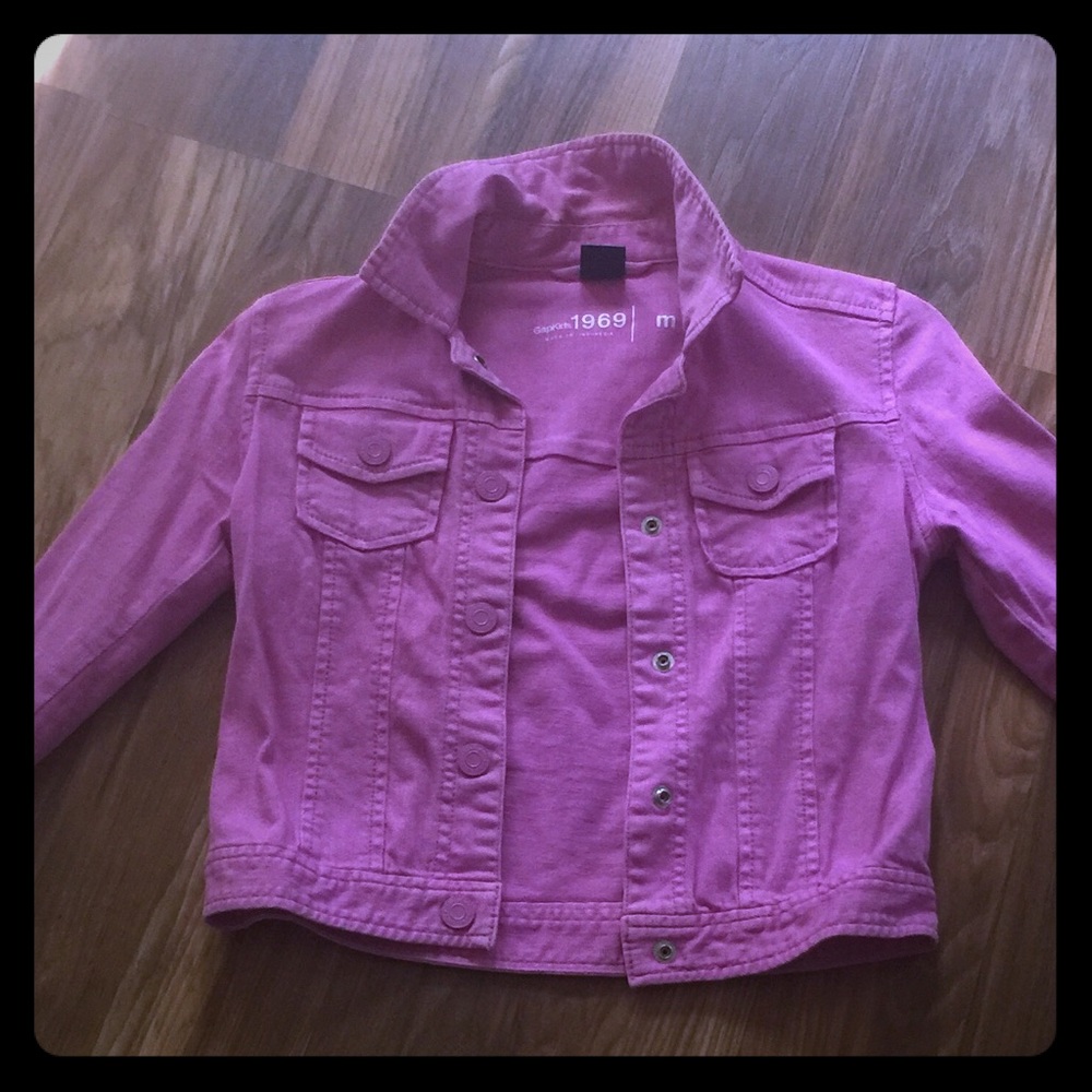 Girls Gap Pinkish  Denim Jacket