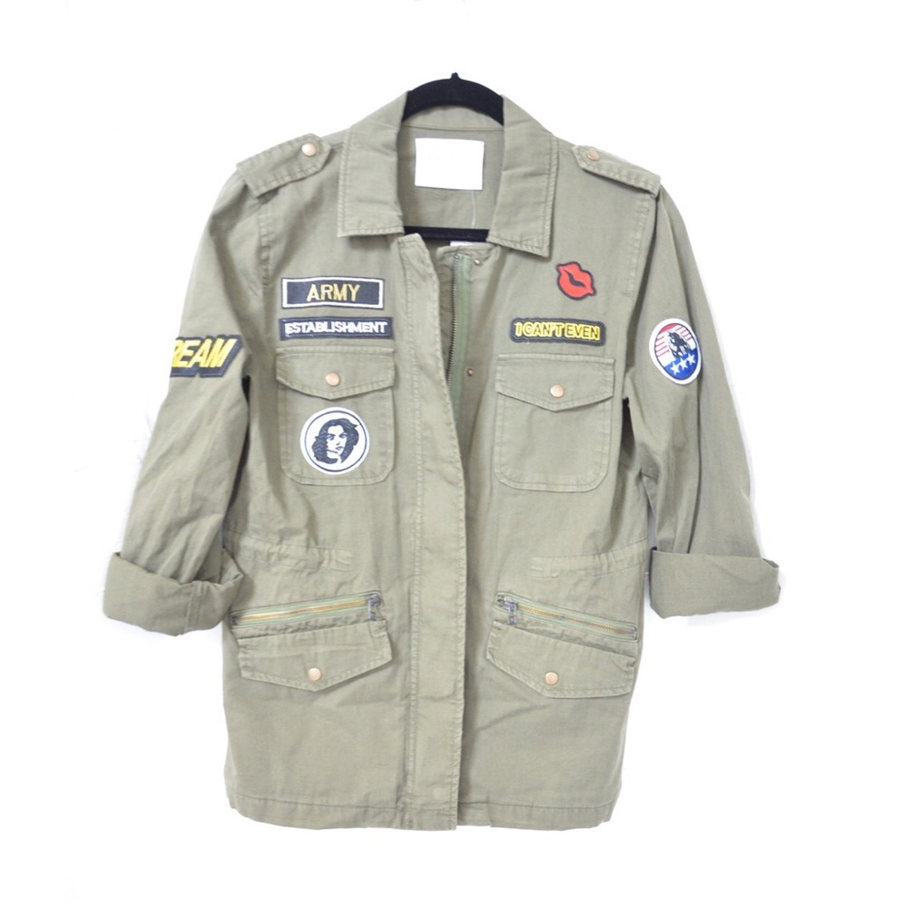 Velvet, Andreea Patch Cotton Utility Jacket