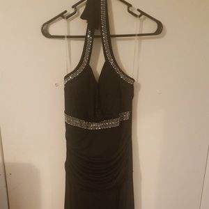 Long halter top dress