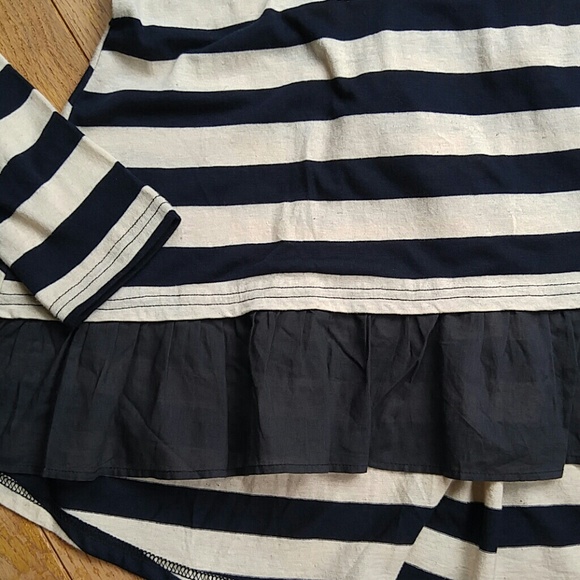 Stripe and Ruffle Tie-back Top - Picture 3 of 7