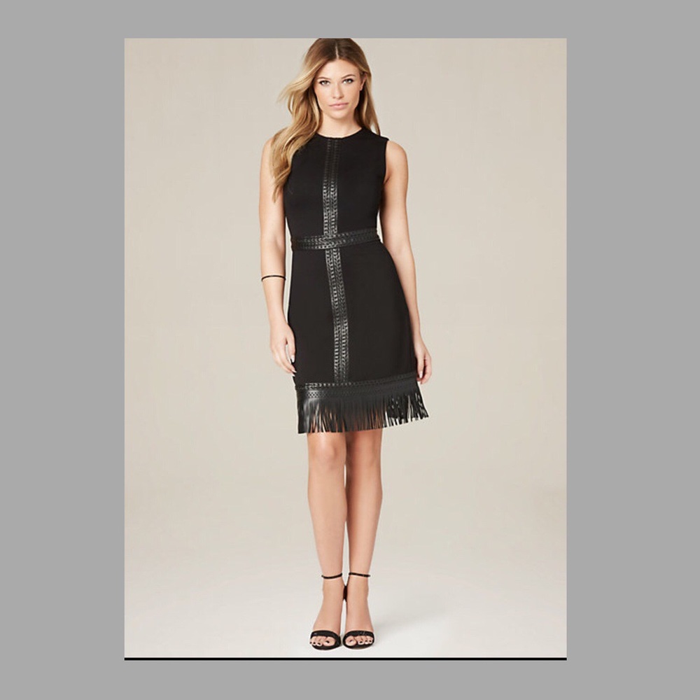Bebe Liz fringe dress