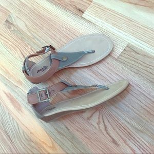 Size 9 Charlotte Russe small wedge sandals