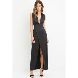 Forever21 Contemporary Satin Maxi Dress