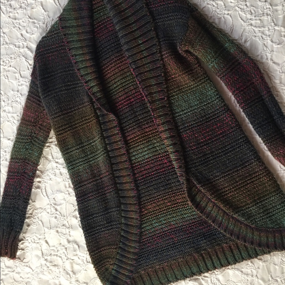 🎄Multicolor knit cardigan