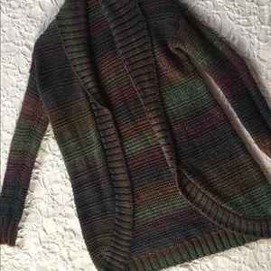 🎄Multicolor knit cardigan