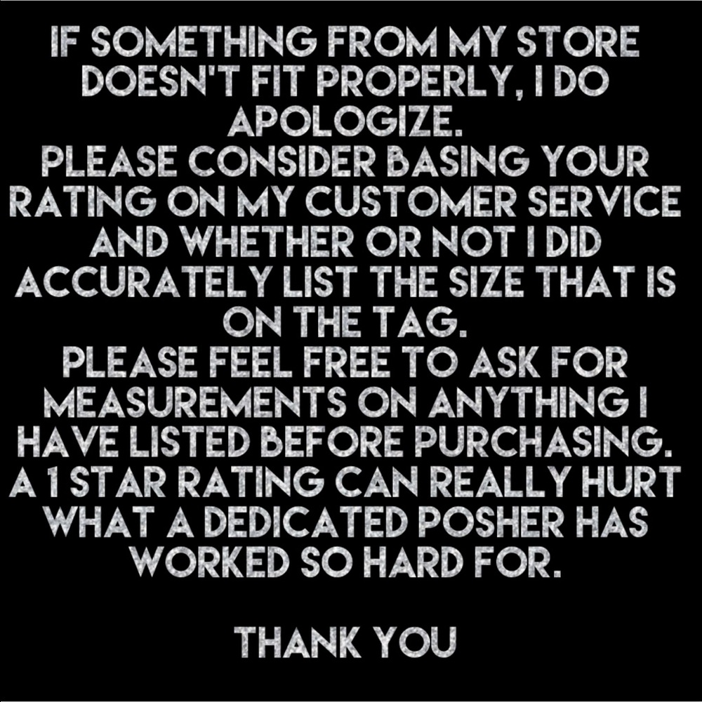 Item didn't fit?