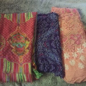 Trio of Vera Bradley scarves