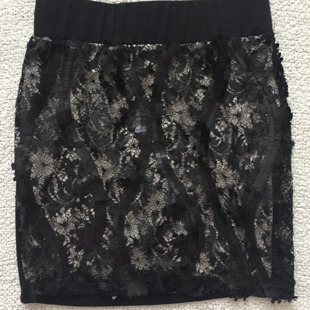 Beautiful Sequin Pencil Skirt Small