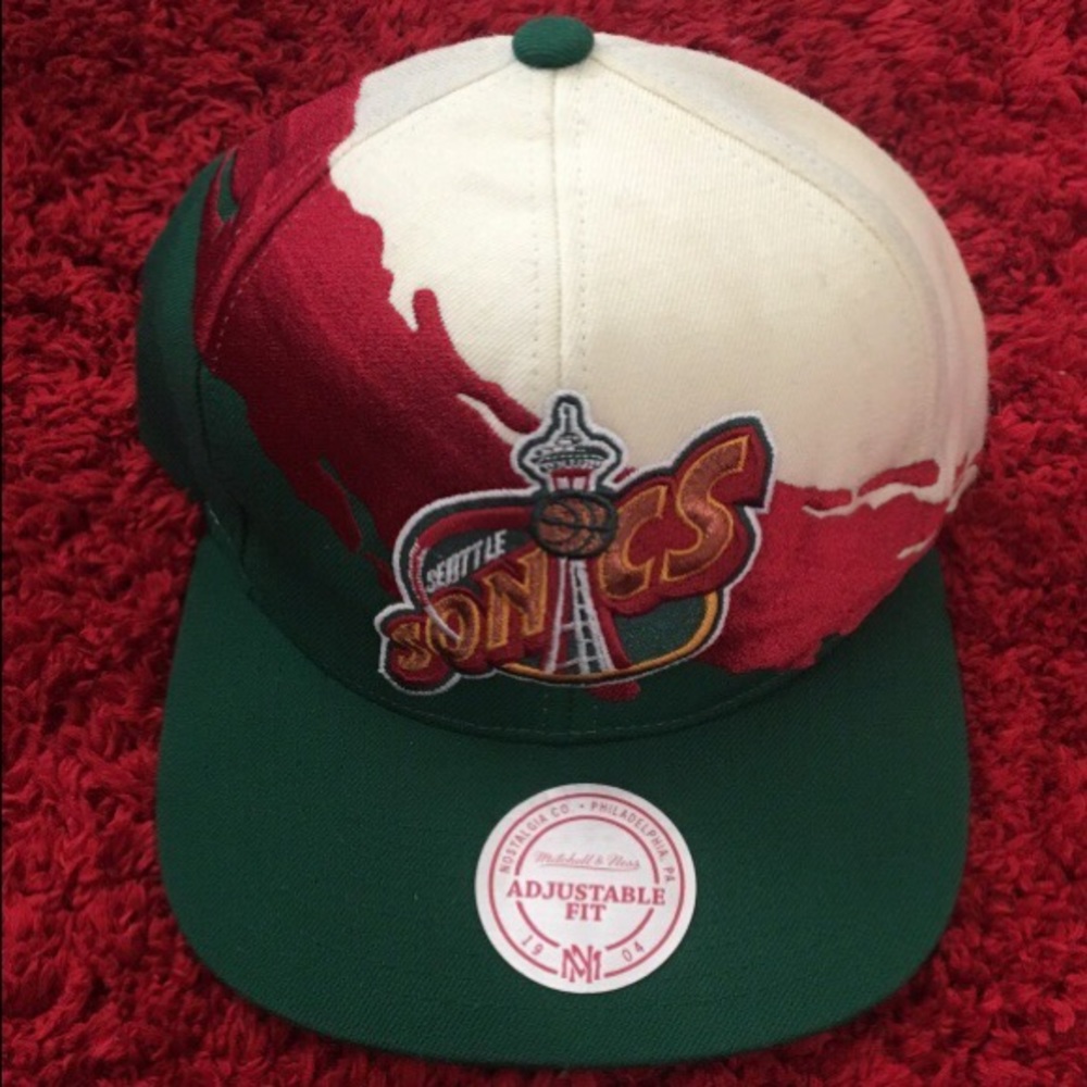 Seattle Sonics Throwback Mitchell & Ness Hat