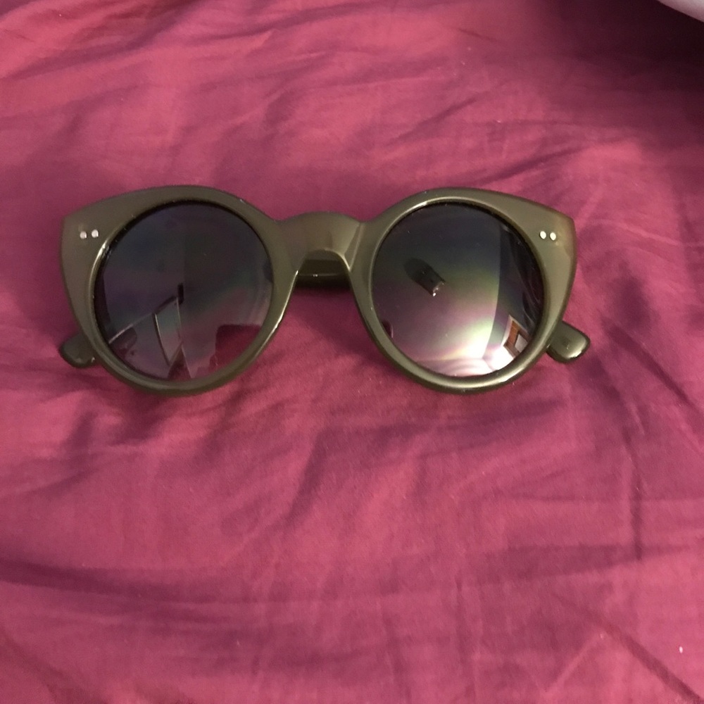 Forest green sunglasses