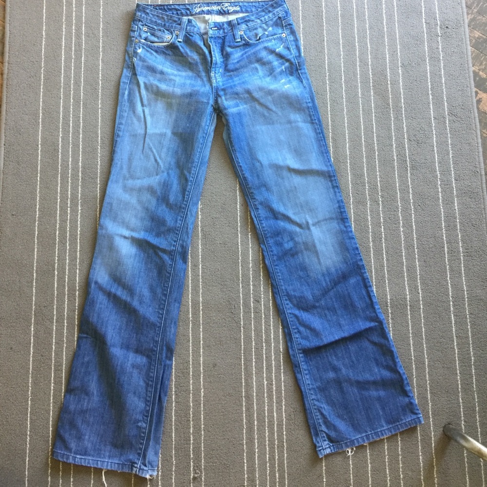 Flare American eagle jeans, slight wear  size 8L