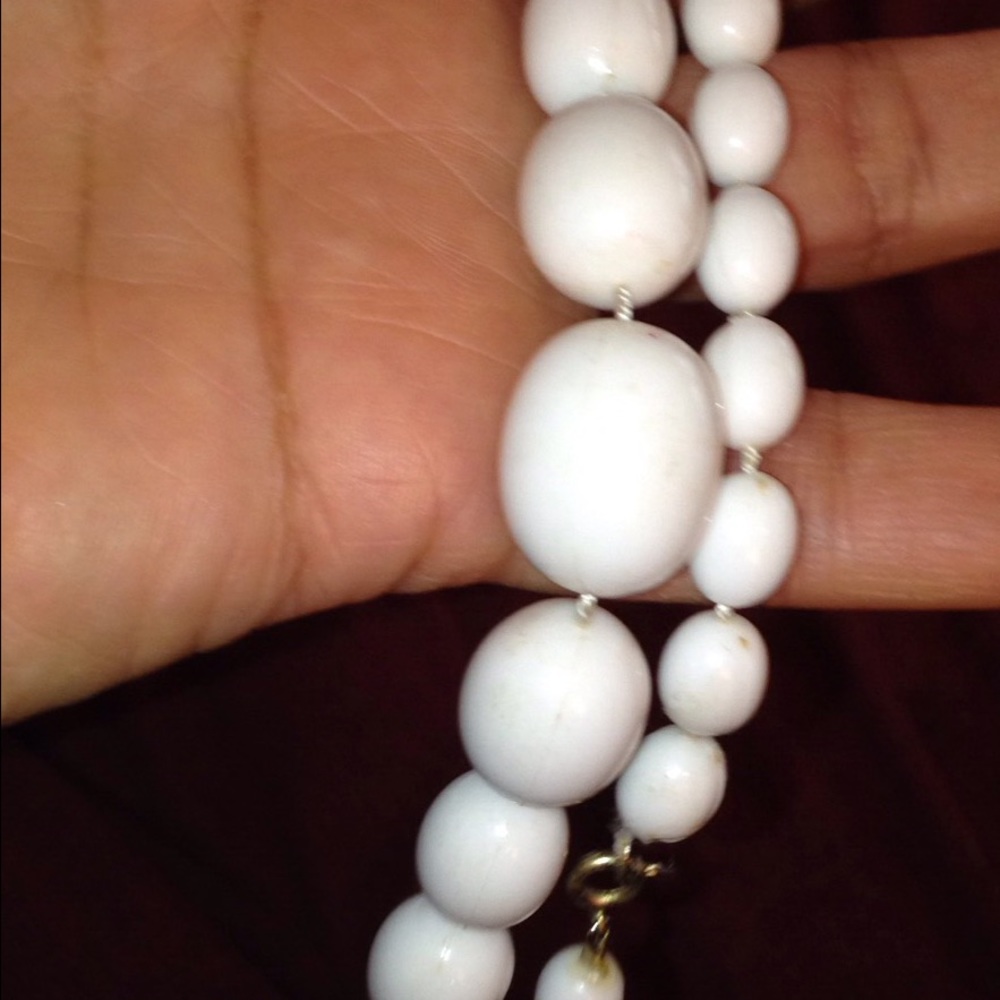 White coral necklace