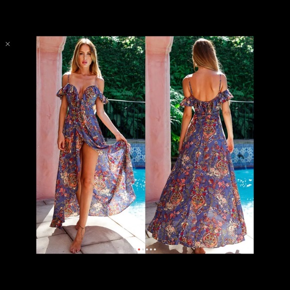 ๐ทNWT split hi lo dress๐ท M/L/ - Picture 6 of 7