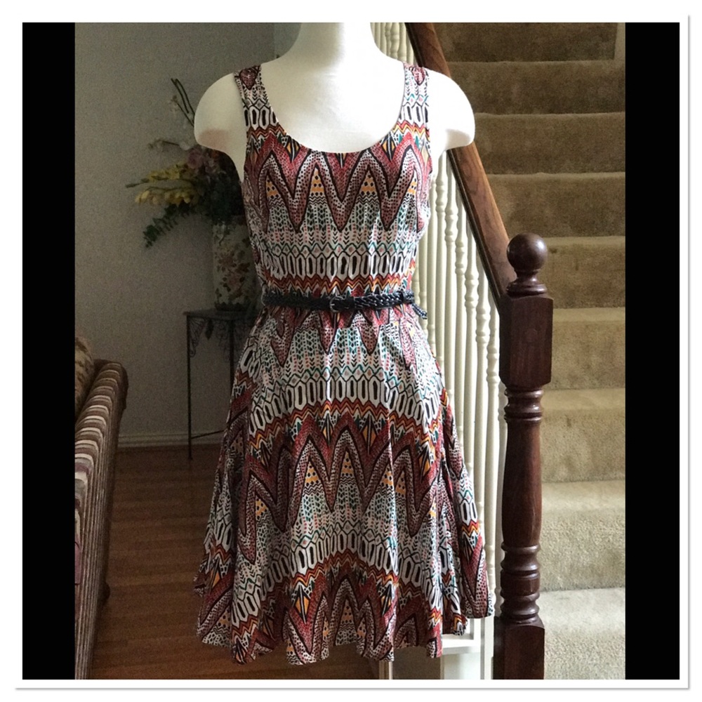 Audrian Madeira Print Belted Dress by Jack