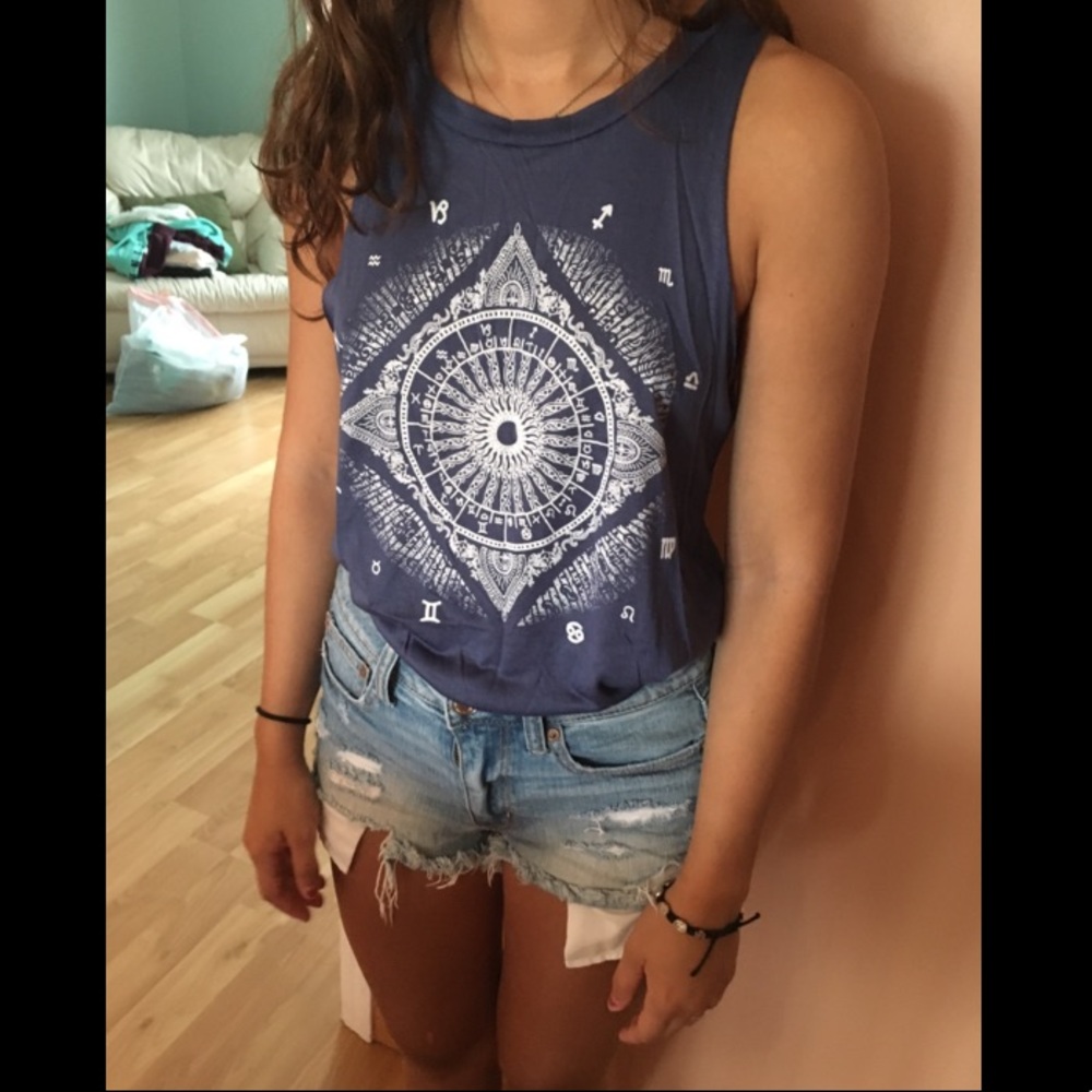 Long blue tank from Windsor