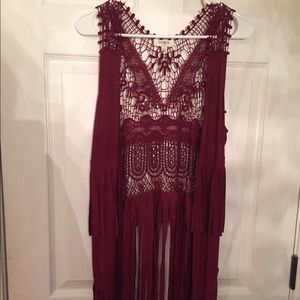 Fringe vest