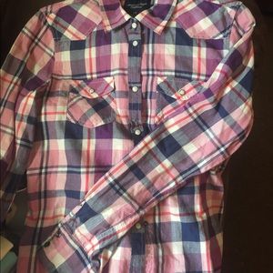 American Eagle Pearl Button Up