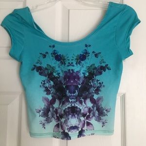 Blue top from PacSun